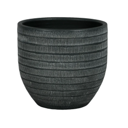 NDT Le Havre 20-01G Dark Grey kerámia kaspó 39 cm