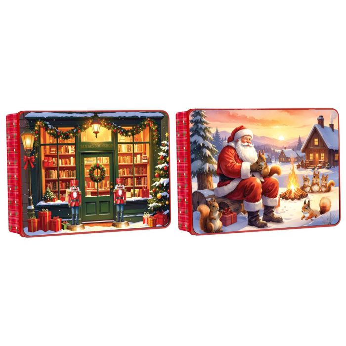 Christmas Story kekszes fémdoboz