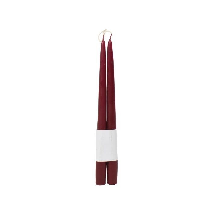 Bordó paraffin szálgyertya, Ø 2,2 cm; magasság: 32 cm