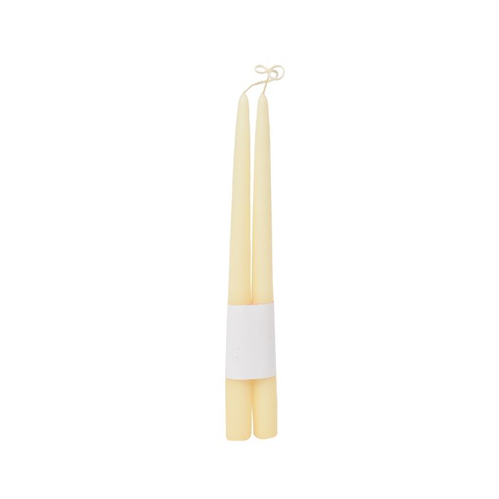Elefántcsontszínű paraffin szálgyertya, Ø 2,2 cm; magasság: 32 cm