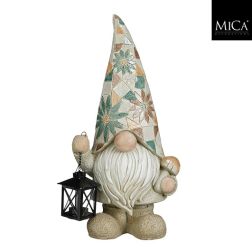Virágos mintájú kerámia manó 23x14,5x48,5 cm