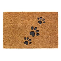 Hamat 147 Ruco Embossed Rubber 004 Paws 15mm magas kókuszrost lábtörlő 40x60 cm