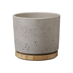 soendgen Paros Deluxe lighgray 19 cm kerámia kaspó