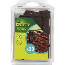 Nortene FIXATEX szögletes rögzítő kapocs szőtt árnyékoló hálóhoz 20 db