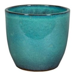 NDT Shanghai 10-01DB DMG bleu set of 3 kerámia növénytartó szett