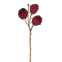 R&oacute;zsa&aacute;g burgundi sz&iacute;nű műn&ouml;v&eacute;ny 44 cm