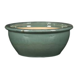 NDT Ib-Bologna 01N Dark Jade Set Of 3 kerámia növénytartó szett