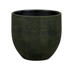 NDT Douro 1-01CA Dark Green kerámia kaspó 18 cm