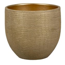 NDT Antilia 1-01IG Beige/Gold kerámia kaspó 14 cm