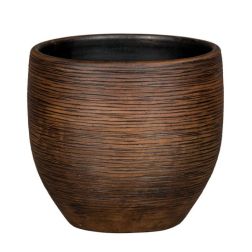 NDT Le Havre 17-01D Brown kerámia kaspó 20 cm
