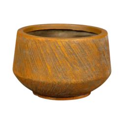 NDT Crosby 01R rusty brown set of 3 kerámia növénytartó szett