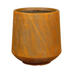 NDT Crosby 02R rusty brown set of 3 kerámia növénytartó szett