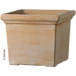 Deroma Cubo Siena agyag cserép 40 cm