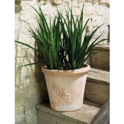 Deroma Cilindro Olive agyag cserép 38 cm