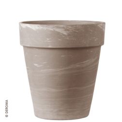 Deroma Vaso Alto Duo Graf. Bianco agyag cserép 30 cm