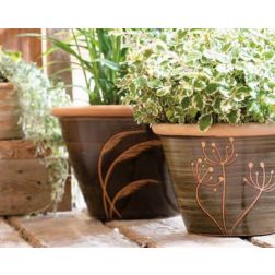 Deroma Vaso Wild Herbs set of 5 mix colori agyag n&ouml;v&eacute;nytart&oacute; szett