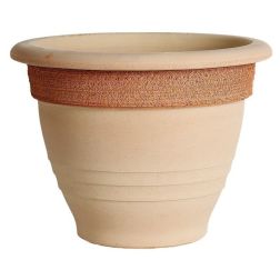 Degrea Campana Graffiata Szürke agyag cserép 65 cm