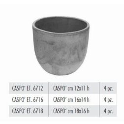Terracotte Italia Caspo Etrusco agyag cserép 18 cm