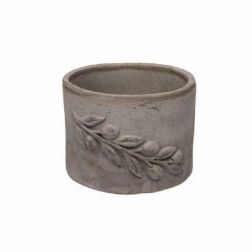 Terracotte Italia Cilindro Etrusco Olive agyag cser&eacute;p 16 cm