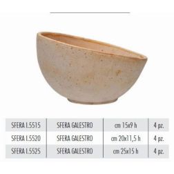 Terracotte Italia Sfera Galestro agyag cserép 20 cm