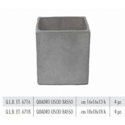 Terracotte Italia Quadro Liscio Basso Etrusco agyag cserép 16 cm