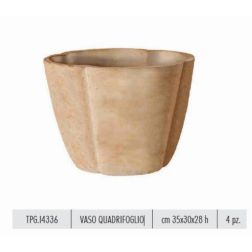 Terracotte Italia Vaso Quadrifoglio agyag cserép 35 cm