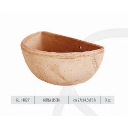 Terracotte Italia Gerla Liscia agyag cserép 27 cm