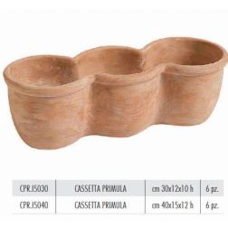 Terracotte Italia Cassetta Primula agyag virágláda 40 cm