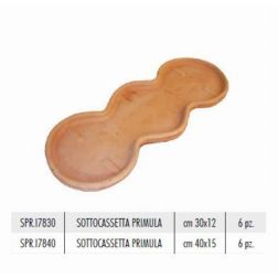 Terracotte Italia Sottocassetta Primula agyag alátét 40 cm