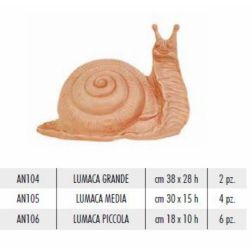 Terracotte Italia Lumaca Piccola agyag cserép 18 cm