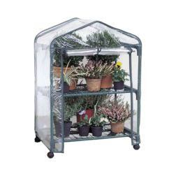 Polcos fóliasátor kerékkel 70x50xh98