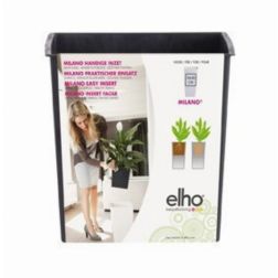 Elho Milano Easy Insert 30 cm Living Black, műanyag betét