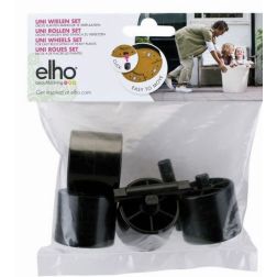 Elho Easy To Move Uni Wheels Set Living Black kerékszett