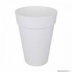 Elho Loft Urban Round High 35 cm White, műanyag kaspó