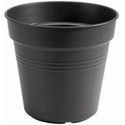 Elho Green Basics Growpot 35 cm Living Black, műanyag kaspó