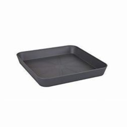 Elho Loft Urban Saucer Square 22 cm Anthracit műanyag alátét