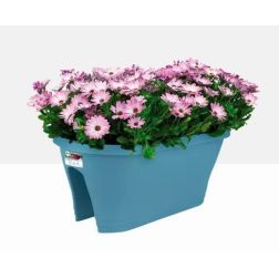 Elho Corsica Flower Bridge 60 cm Vintage Blue műanyag balkonláda