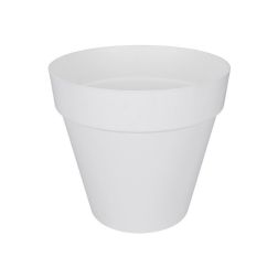 Elho Loft Urban Round Fehér műanyag növénytartó 25 cm