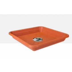 Elho Universal Saucer Square 25 cm Terra műanyag alátét