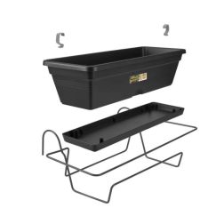 Elho Green Basics Trough Allin1 70 cm Living műanyag balkonláda szett