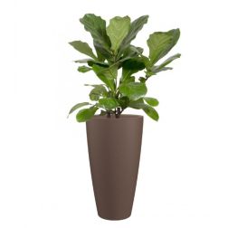Artevasi Havana Natural High Linen Taupe műanyag növénytartó 70 cm
