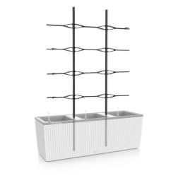 Lechuza TRIO Cottage trellis 40 cm műanyag balkonl&aacute;da neutral