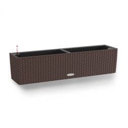 Lechuza BALCONERA Cottage 80 cm műanyag balkonláda mocha