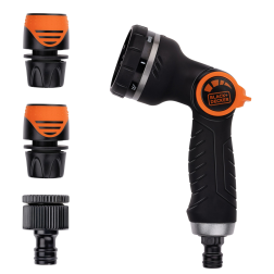 Black + decker Szórópisztoly 8 fejes szett 1/2" 4db 