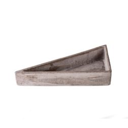 Terracotte Italia Vaso Triangolo Grande Etrusco 45X24X Cm agyag cserép 45 cm