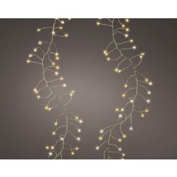 Mikro LED kompakt fényfüzér, meleg fehér fénnyel 960 égővel, 8 funkcióval, 12 m