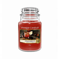 Yankee Candle Apple & sweet fig pomme et figue douce "nagy" üveg illatgyertya