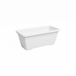 Artevasi Venezia Plant Box White műanyag virágláda 50 cm