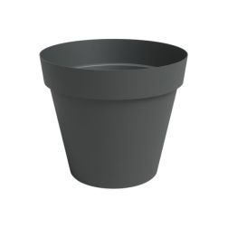 Artevasi Capri Anthracite műanyag növénytartó 18 cm