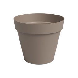 Artevasi Capri Taupe műanyag növénytartó 20 cm